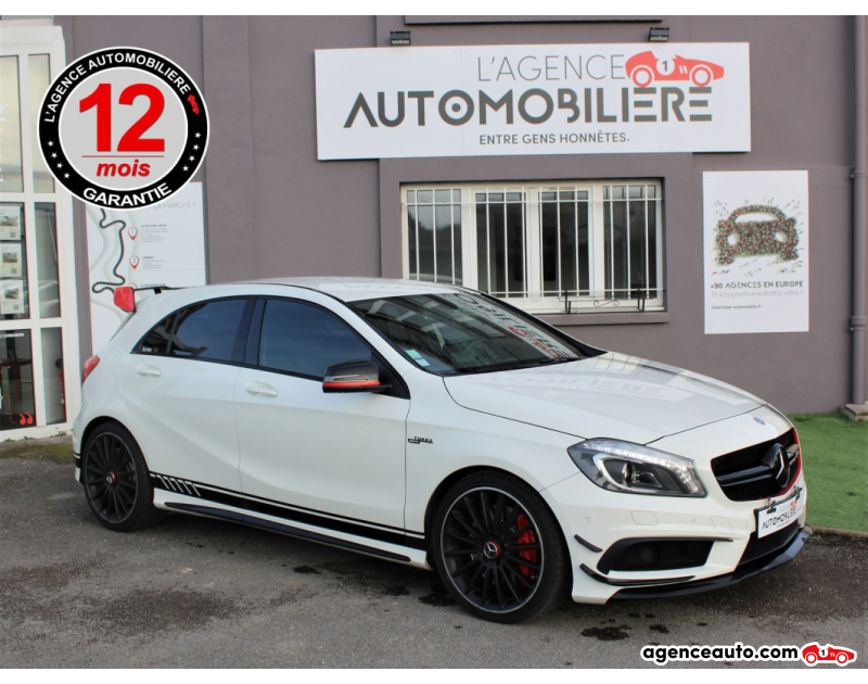 Acquisto Auto Usate, Auto Usate Economiche | Agenzia Automobiliare Mercedes Classe A A45 -360 CV-2.0-AMG-4 MATIC LIGNE BRABUS Blanc Anno 2015 Automatique Essence